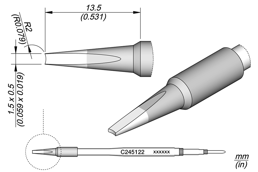 C245122 - Pin / Connector Cartridge R 2